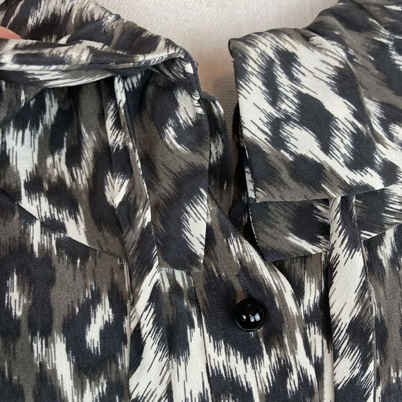 Kate Spade ♠️ silk bow tied neck blouse - Picture 5 of 15